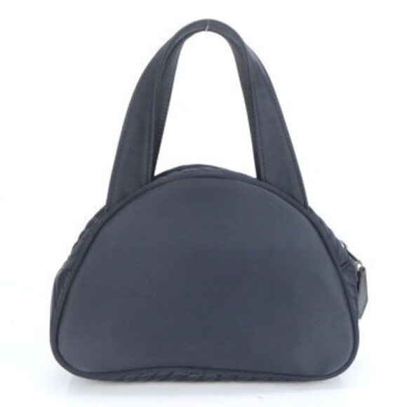 Saint Laurent Navy Shoulder top YSL handbag tote handle Blue Bag Yves - Picture 5 of 9